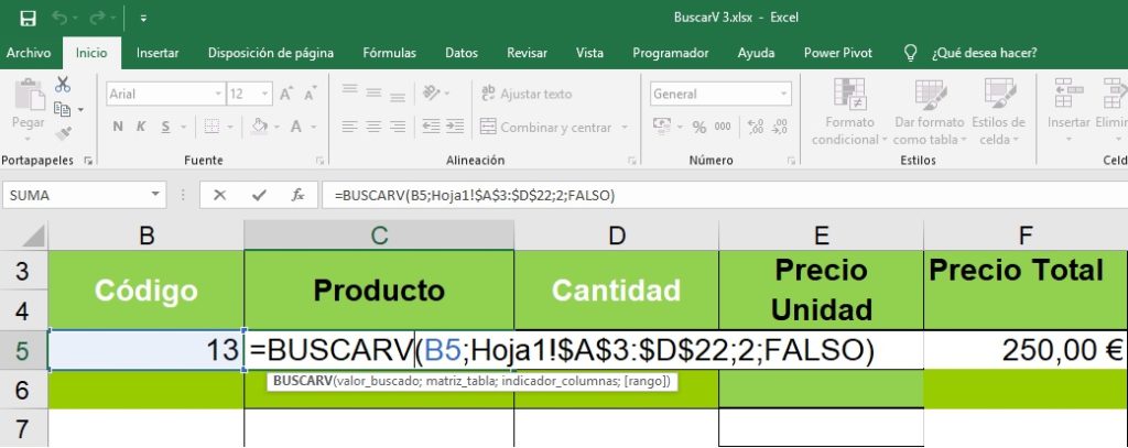 Cómo utilizar la función BuscarV de Excel