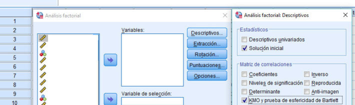 Análisis Factorial con SPSS