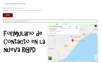 Adaptar Formularios de Contacto a la RGPD