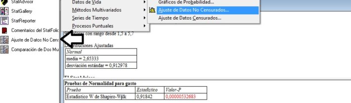 Contrastes de Hipótesis con Statgraphics