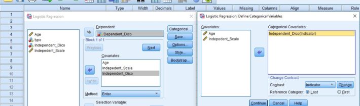 Binary Logistic Regression with SPSS