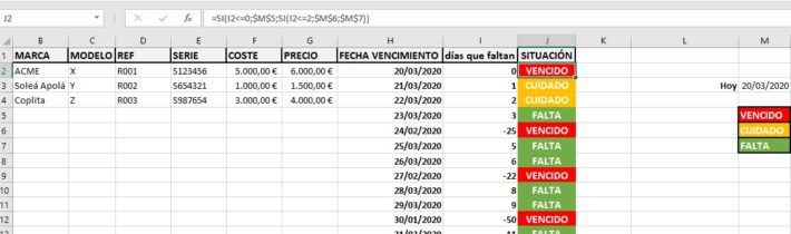 Ejemplos de Excel Avanzado